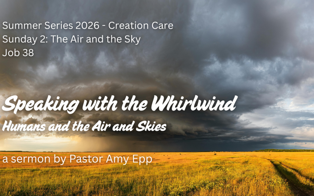 Speaking with the Whirlwind