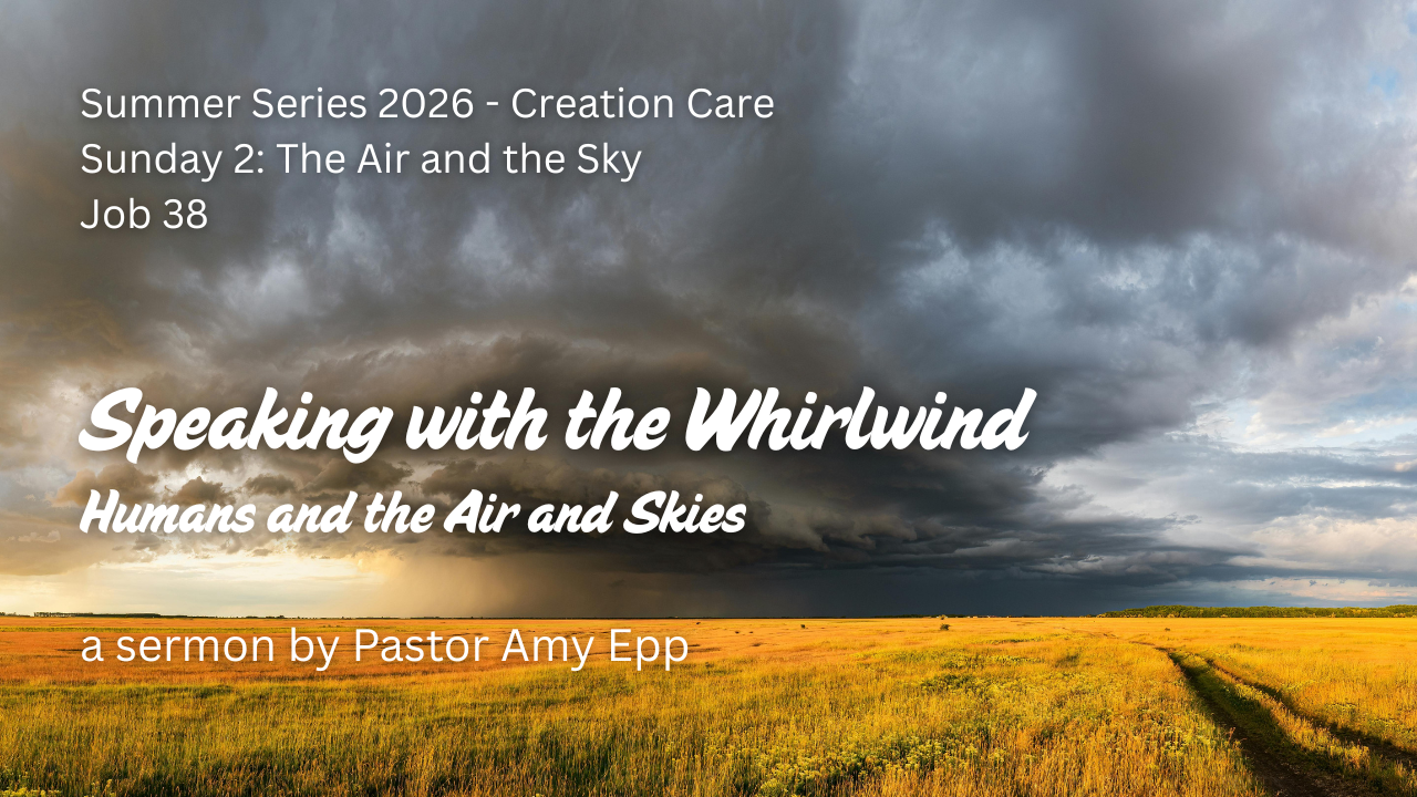 Speaking with the Whirlwind